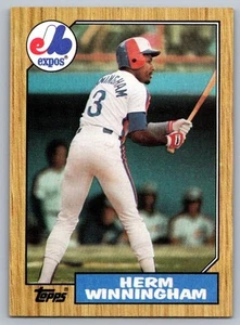 1987 Topps Herm Winningham Montreal Expos #141 - Picture 1 of 2