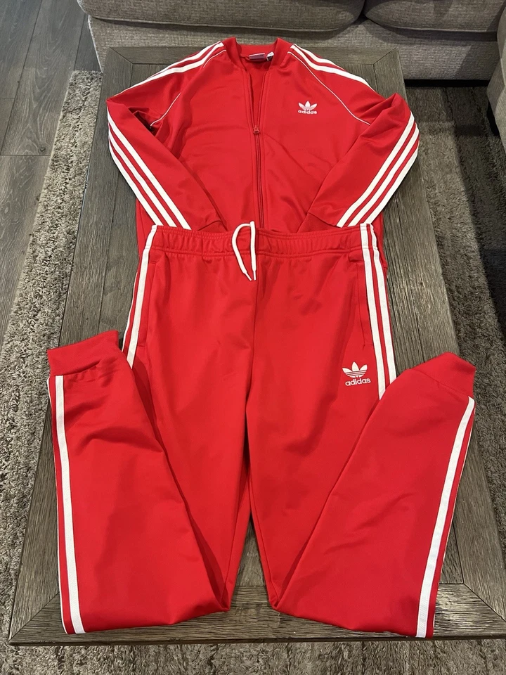 Chicos Adidas Originales Superstar Traje de Pista Pantalones y Chaqueta Nuevo XL Foto 1 de 1