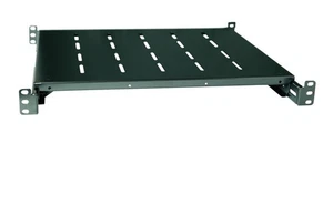 Rialzo Elettronica Scaffale Server Rack Fisso 1U 19" Ripiani 4Post Mount 14"-20,5" - Foto 1 di 5