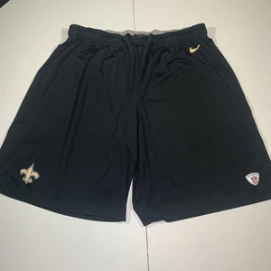 Pantaloncini Nike New Orleans Saints Uomo XL Nero On Field Dri Fit Attrezzatura Allenamento - Foto 1 di 8