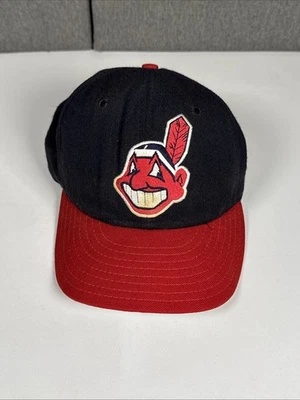 Cleveland Indians Hat Cap Fitted 7 1/4 New Era 59Fifty Men MLB Baseball Mens - Image 1 of 4