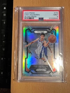 Prizm Silver #115 Chet Holmgren Thunder 2023 PSA 9 como nuevo - Imagen 1 de 2