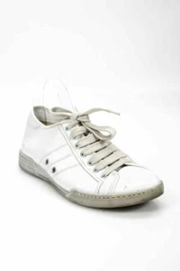 Tenis con cordones de punta redondeada para hombre Marc Jacobs blancas talla 9 EE. UU., 42 Reino Unido, hechas en Italia - Imagen 1 de 5
