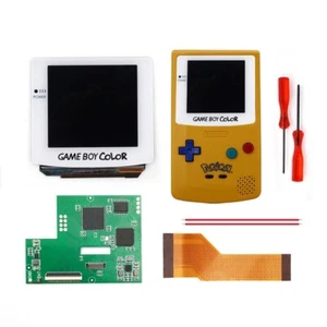 GBC OLED Screen Touch Laminated OSD Menu Retro Pixel AMOLED Screen+Pre-cut Shell - Picture 1 of 60