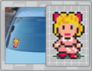 PAULA da decalcomania vinile Earthbound #1 adesivo auto camion decalcomania madre sprite - Foto 1 di 1