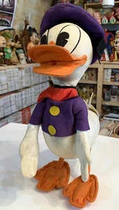 VINTAGE LARGE 17" TOY DOLL FELT DONALD DUCK PANNOLENCI LENCI DISNEY LARS CRESBA - Picture 1 of 16