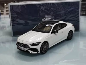 1/18 Benz Cle Coupe 2024 Norev White Diecast Model Toy Car For Friends Gifts - Picture 1 of 7