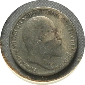 elf Great Britain 6 Pence 1906 Silver Edward VII - Picture 1 of 2