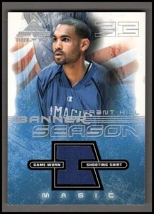 2001-02 Fleer Marquee Banner Temporada Memorabilia Grant Hill JERSEY - Casi nueva-Como nueva - Imagen 1 de 2