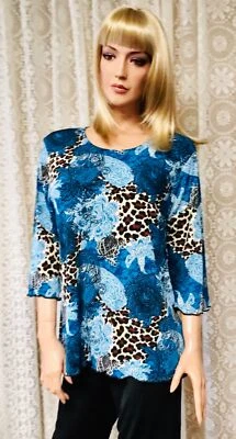 JOSTAR Poli Spandex DELINCHADO Tejido Elástico DOBLADILLO MERROW TURQUESA Animal Pequeño S Foto 1 de 4