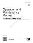 Caterpillar AccuGrade GPS (CD700) Operators Maintenance Manual