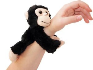 Huggers Chimpanzee Plush Soft Toy Slap Bracelet Stuffed Animal by Wild Republic