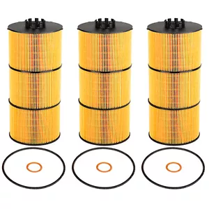 3 Pcs Brand New Oil Filter Fits For Freightliner DD13 DD15 DD16 P551005 LF17511 - Picture 1 of 6