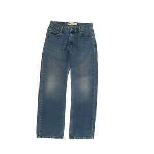 Levi's 514 Straight Leg Boy's size 16 28x28 Dark Wash Blue Denim Jeans - Picture 1 of 4
