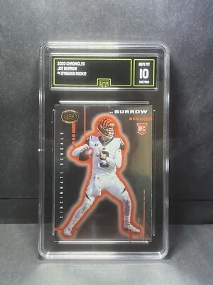2020 Joe Burrow Chronicles Dynagon Rookie No.  1 GMA GEM MINT 10 - Image 1 of 2