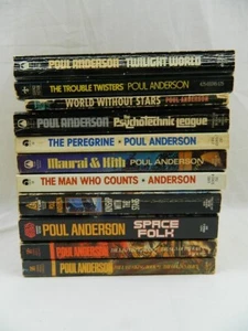 Poul Anderson Vintage Paperback Book 11pc Lot Sci-Fi Science Fiction Collection - Picture 1 of 16
