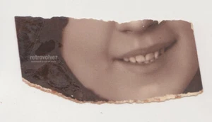 Young Woman Fragment of Smile Torn Memory Still Shining Through Abstract Photo - Foto 1 di 7