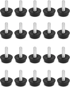 Verstellbare Möbelfüße Stellfüße M6x20mm für Stühle Tische Schränke 20 Stk - Bild 1 von 7
