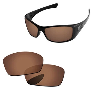 Lenslog Brown Polycarbonate Replacement Lenses For-Oakley Hijinx Sunglasses - Picture 1 of 5