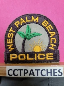 VINTAGE WEST PALM BEACH, FLORIDA POLICE SHOULDER PATCH FL - Picture 1 of 2