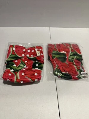 X2 Cutie Caboose Trainer Pocket Diapers-Washable/Reusable - Trainer - Watermelon - Image 1 of 4