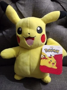 Jazwares Pokemon Pikachu Plush Winking 9” New With Tags - Picture 1 of 7
