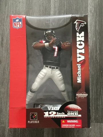 NFL "MICHAEL VICK" 12" Series 1 Action Figure McFarlane's x Sportspicks 2003 Cover