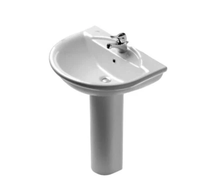 Ideal Standard ESEDRA Lavabo 63 x 50 cm  Cod: G9063 CON COLONNA- BIANCO EUROPEO - Immagine 1 di 2