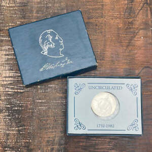1982-D 50c George Washington Commemorative Half Dollar Silver Uncirculated Coin 
