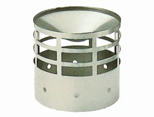 Terminale scarico tubi canna fumaria stufa pellet in acciaio inox diametro 8 cm. - Foto 1 di 1