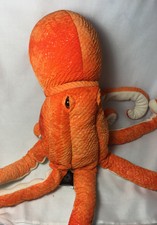 Monterey Bay Aquarium SQUID Octopus Plush Orange White Stuffed Sea Creature