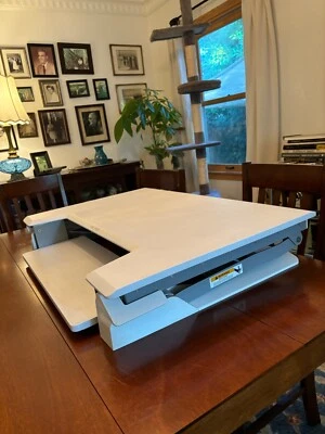 Ergotron WorkFit-TL Sit Stand Desktop Workstation - White/light grey - Image 1 of 4