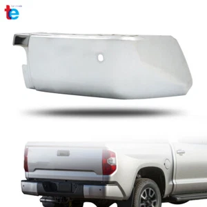 Chrome Right Passenger Side For Tundra 2014-17 Rear Bumper End With Sensors Hole - Picture 1 of 23