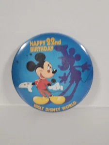 22nd Birthday Of Walt Disney World Button | Happy Birthday 1993 - Picture 1 of 4