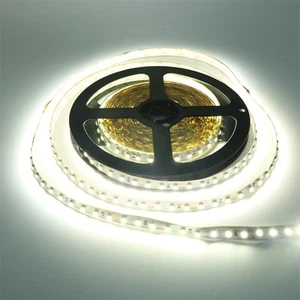White 2835 SMD 120leds/m Non-waterproof Flexible Strip Light 5M 12V Fairy Lamp - Picture 1 of 8