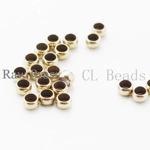 100 Stück RAW Messing Zwischenring Perlen - 4 mm (326C-I-13X) - Bild 1 von 2
