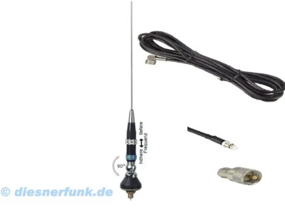CB FUNK Antenne President Hawaii S 3dBi 72cm TOP SWR für Actros Volvo MAN TGA
