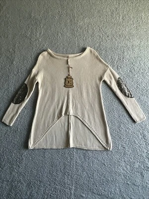 Elan USA  Cream Cable Knit Over-sized  Sweater size Small NWT - Image 1 of 4