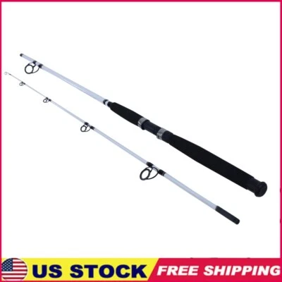 Big Game 8ft Two Piece Spinning Rod Medium Heavy Surf Fishing Rod Durable Guides