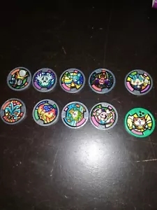 LOT 10 JETONS MEDAILLES YOKAI WATCH HASBRO COINS - Imagen 1 de 3