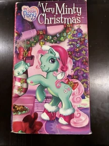 My Little Pony: A VERY MINTY CHRISTMAS (vhs) Ponyville Rare Kids Cartoon Tested - Picture 1 of 3