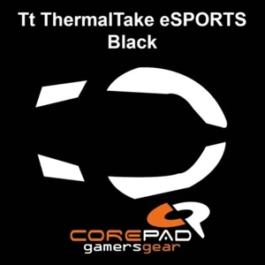 Corepad Skatez Tt ThermalTake eSPORTS Black Mouse Feet Hyperglides PTFE Teflon - Picture 1 of 1
