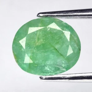 💎 1.02ct 8x7mm Oval Green Emerald - Zambia Gemstone - Bild 1 von 4