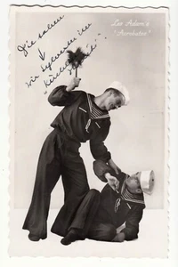 Les Adam´s im Zirkus Matrosen Spiele Marines in circus pretty male RPPC 1941 Gay - Picture 1 of 2