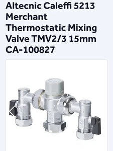 Altecnic 15mm Merchant Mixing Valve With MX Service Valves CA-100827 - Picture 1 of 3
