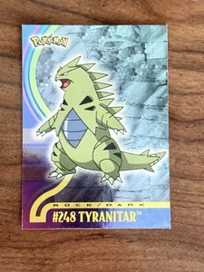 Topps Tyranitar #248 Karte Blue Logo Holo - Bild 1 von 7