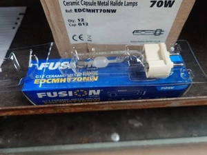 Fusion Ceramic Metal Halide EDCMHT70NW G12 Box Of 12 - Picture 1 of 2