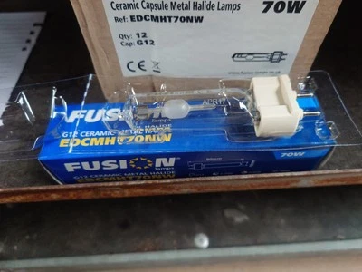 Fusion Ceramic Metal Halide EDCMHT70NW G12 Box Of 12 - Image 1 of 2