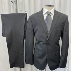 NEXT TAILORING grauer Regular Fit maschinenwaschbarer 2-teiliger Anzug C42L W36 L33 - Bild 1 von 22