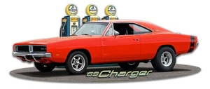 Placa de chapa Muscle Car Fill-up Fill-up Gasolinera US Muscle Car Werkstatt... - Imagen 1 de 1